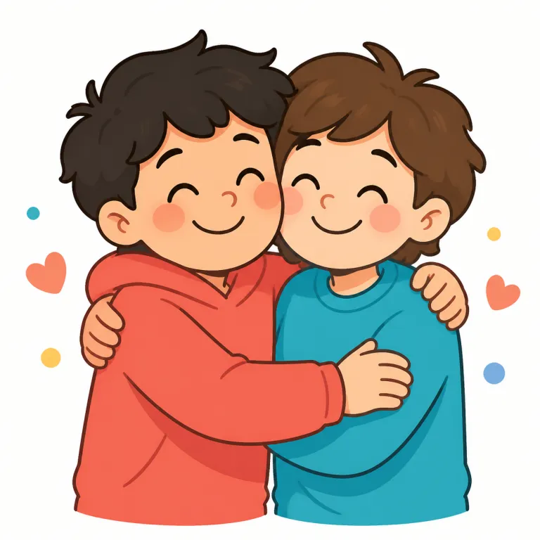 tight（親しい・adjective）の覚え方イラスト