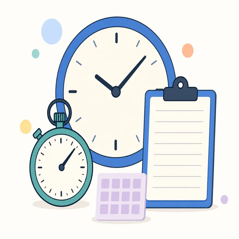 timekeepingの覚え方イラスト