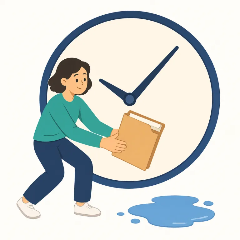 timely（時宜を得た、適時の、タイムリーな・形容詞）の覚え方イラスト — まず `time` がそのまま見えるので、「時間にちゃんと合っている」が核だと押さえる