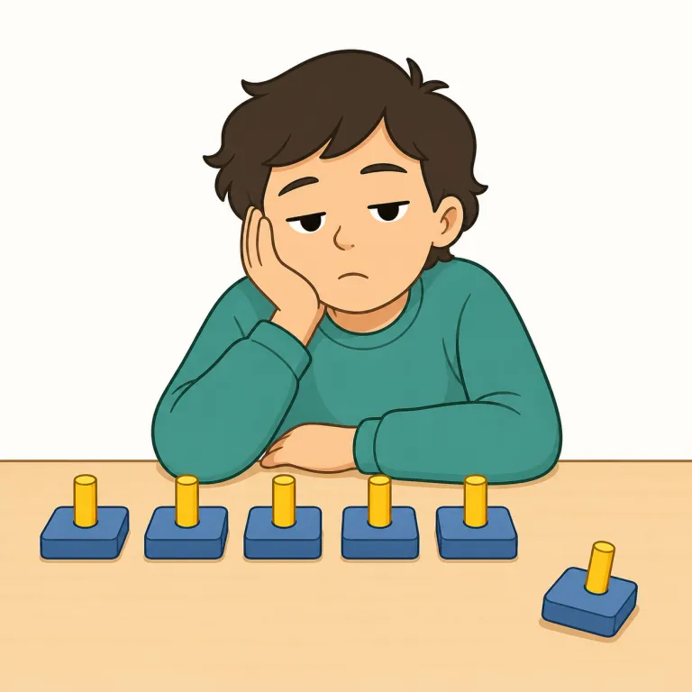 tired（うんざりした、飽きた・adjective）の覚え方イラスト