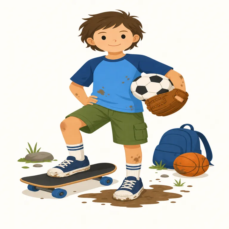 tomboy（おてんば娘・名詞）の覚え方イラスト — boy が入っているので「女の子なのに boy っぽい」という核をまずつかむと定着しやすい語