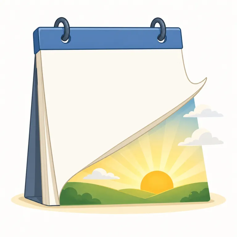tomorrow（明日・名詞）の覚え方イラスト — 名詞としての tomorrow は、カレンダー上の「次の日」を名詞化したものと考えると使い分けやすいです