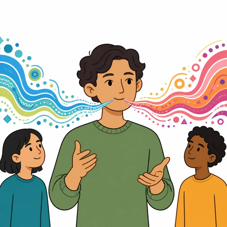 tongue（言語・noun）の覚え方イラスト