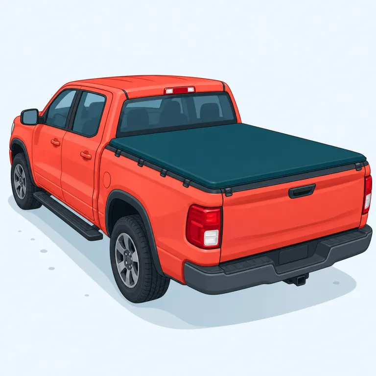 tonneau（トノー（車両の後部や荷台を覆うカバーやボディ）・名詞）の覚え方イラスト — 車関係ではまず tonneau cover という塊で覚えるのが近道です