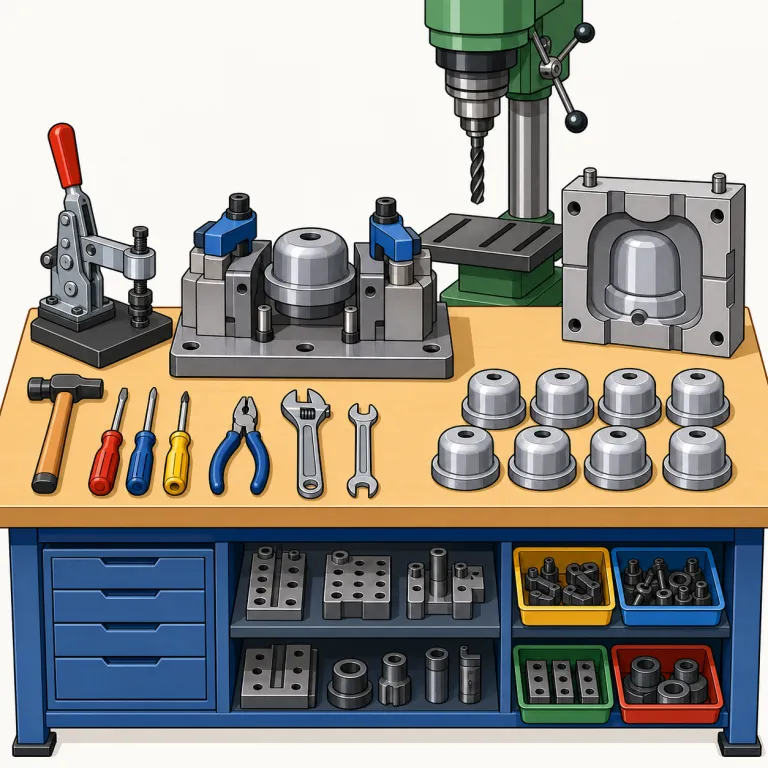 tooling（工具製造・名詞）の覚え方イラスト