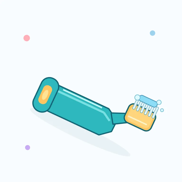 toothbrush（歯ブラシ・名詞）の覚え方イラスト — tooth + brush の直球な複合語