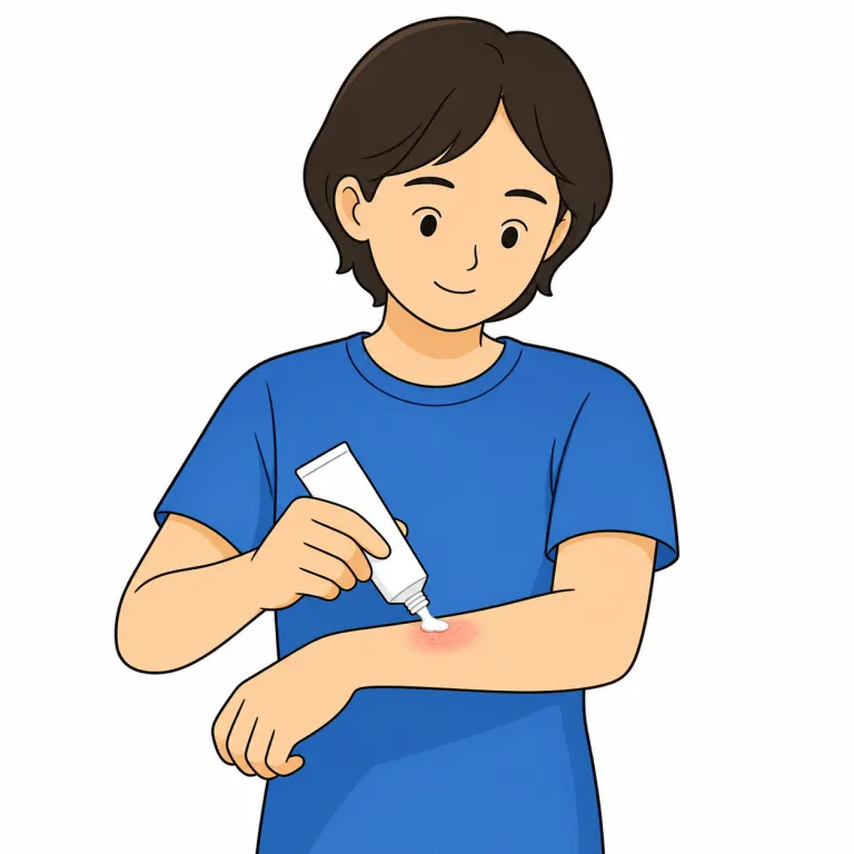 topical（局所の、外用の・adjective）の覚え方イラスト