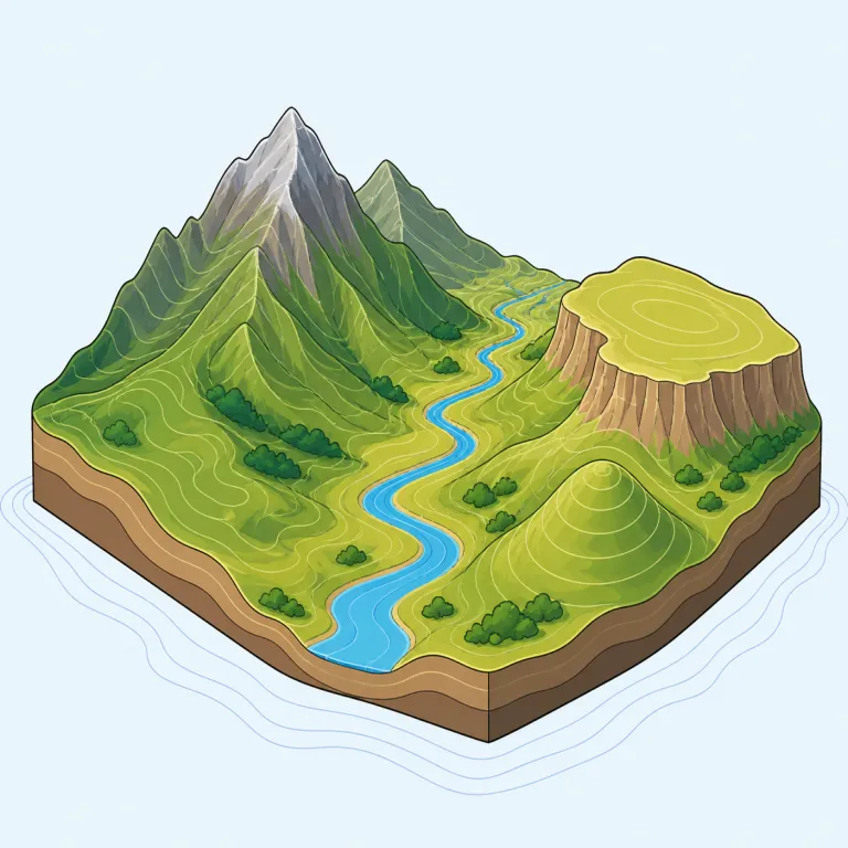 topographyの覚え方イラスト