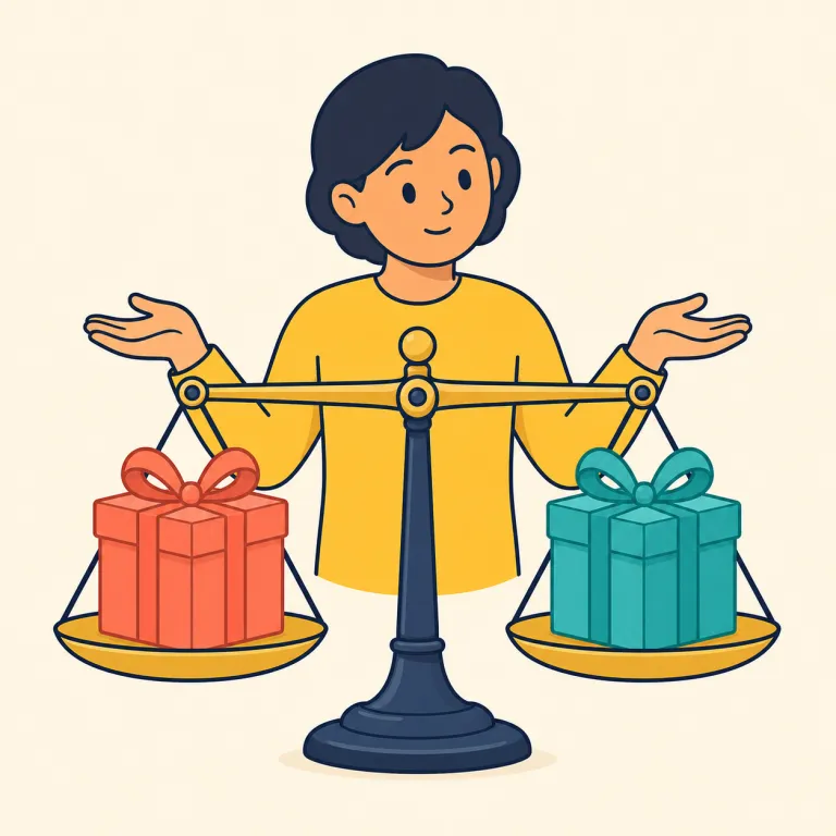 toss-up（五分五分・名詞）の覚え方イラスト — 硬貨を toss up「空中に投げる」と、表か裏かは五分五分です