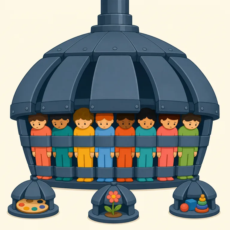 totalitarianism（全体主義・名詞）の覚え方イラスト — まず total「全部の」が見えれば核はつかめます