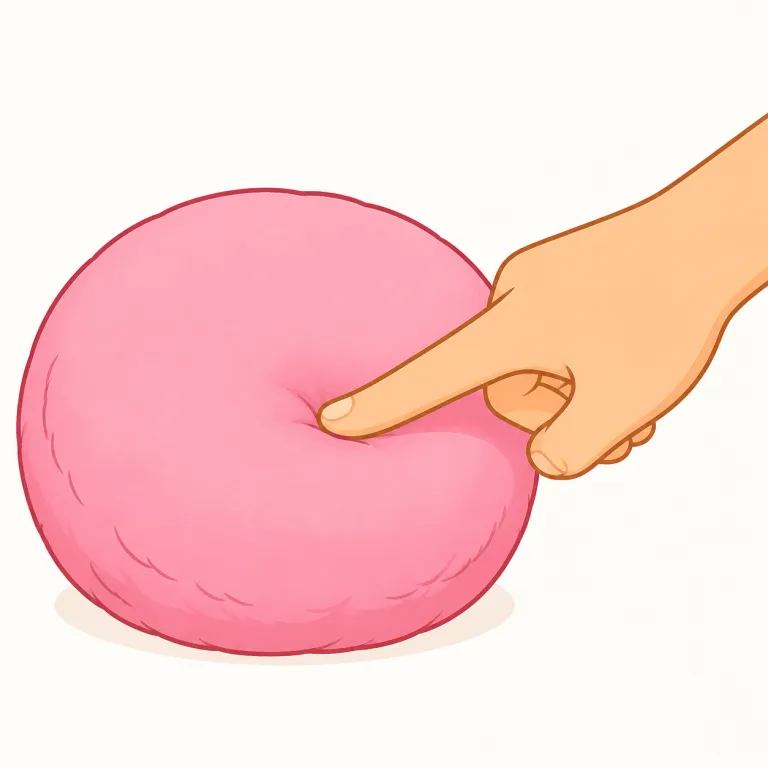 touch（触れる・動詞）の覚え方イラスト — dunce は idiot や fool と同じく、人を見下して「ばか者」と呼ぶ侮蔑的な名詞です