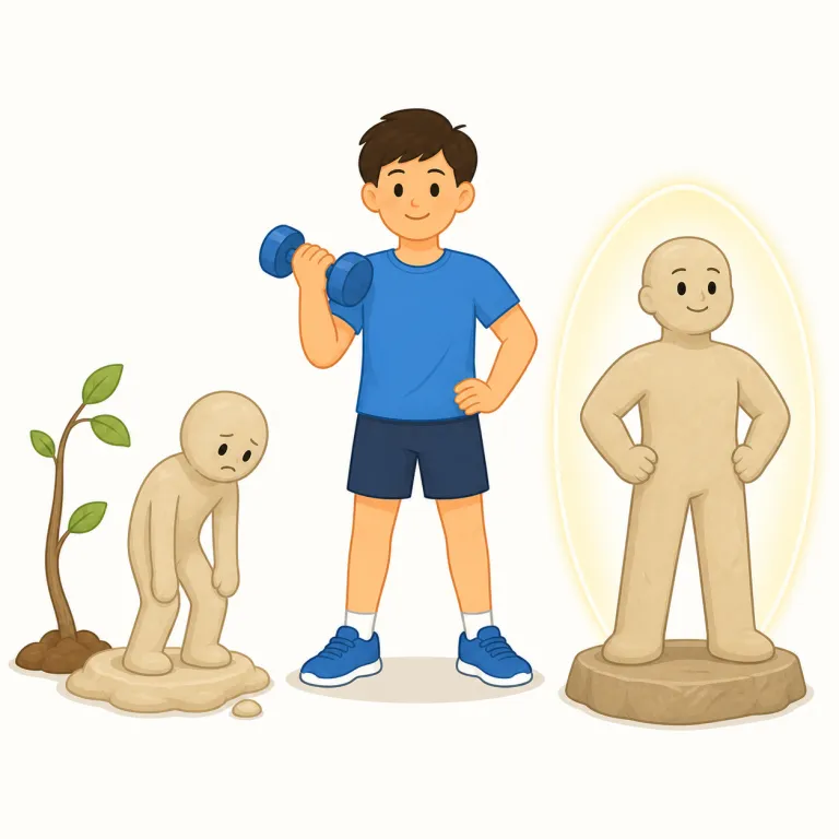toughen（（心身を）鍛える、丈夫にする・動詞）の覚え方イラスト — toughen は tough「タフな、丈夫な」から来た動詞で、「何かをより tough にする」と考えると覚えやすい語です