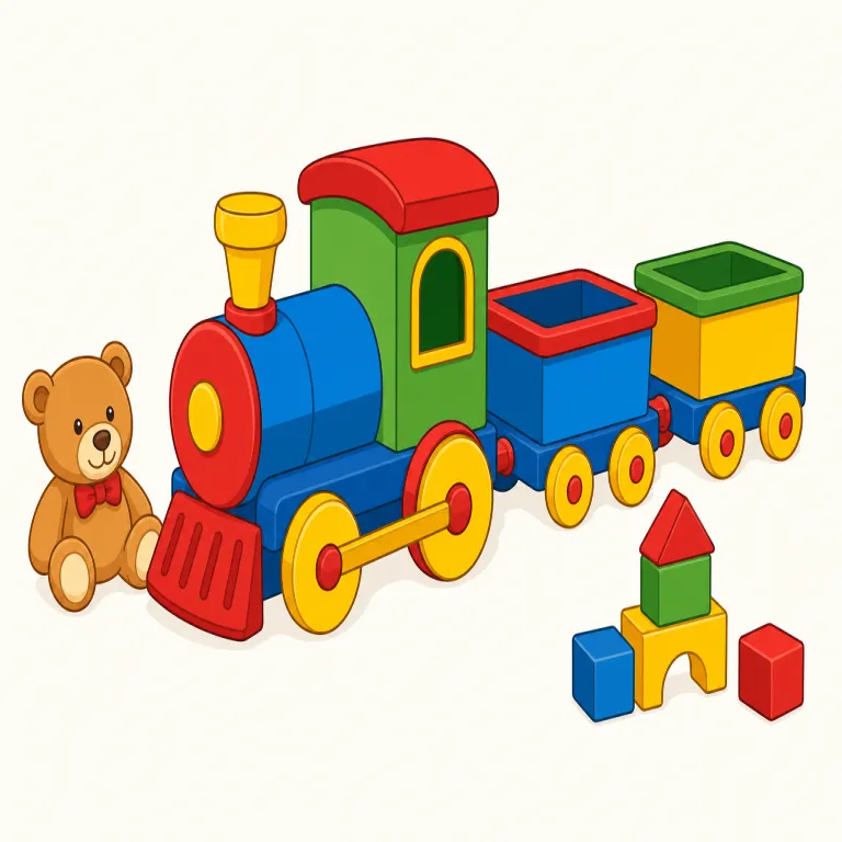 toy（おもちゃ・名詞）の覚え方イラスト — toy は「遊びという行為」ではなく「遊ぶための物」です