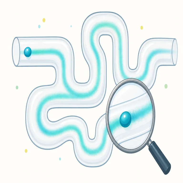 tracer（追跡装置・名詞）の覚え方イラスト — tracer は trace「跡をたどる、追跡する」に -er が付いた語で、「trace する人・物」という作りです