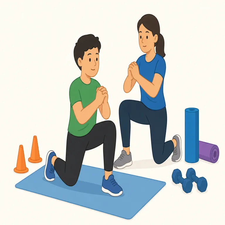 training（トレーニング・名詞）の覚え方イラスト — このエントリの「トレーニング」は、training の基本的な「研修」とは別に、日本語でもカタカナで言うような、身体能力や技能を計画的に鍛える活動として覚えるとよいです
