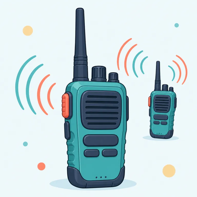 transceiver（トランシーバー・名詞）の覚え方イラスト — transceiver は、まず receive「受け取る」が見えると覚えやすい語です