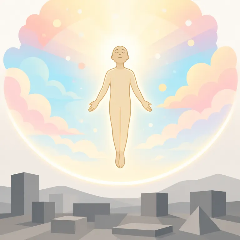 transcendental（超越的な・形容詞）の覚え方イラスト — transcend（超える）を知っていれば核はすぐ取れる語