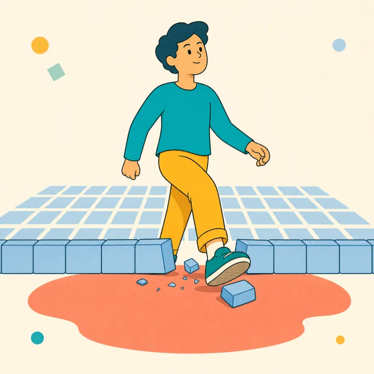transgressive（違反的な・形容詞）の覚え方イラスト — trans- は「越えて」、-gress は progress の -gress と同じ「進む」の仲間