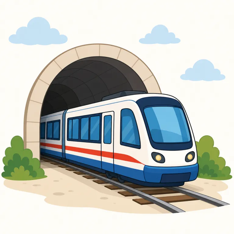 transit（通過・noun）の覚え方イラスト