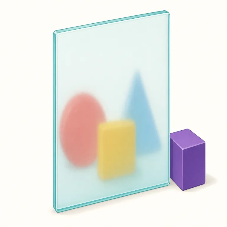translucency（半透明・名詞）の覚え方イラスト — まず transparent（透明）を起点にすると覚えやすいです