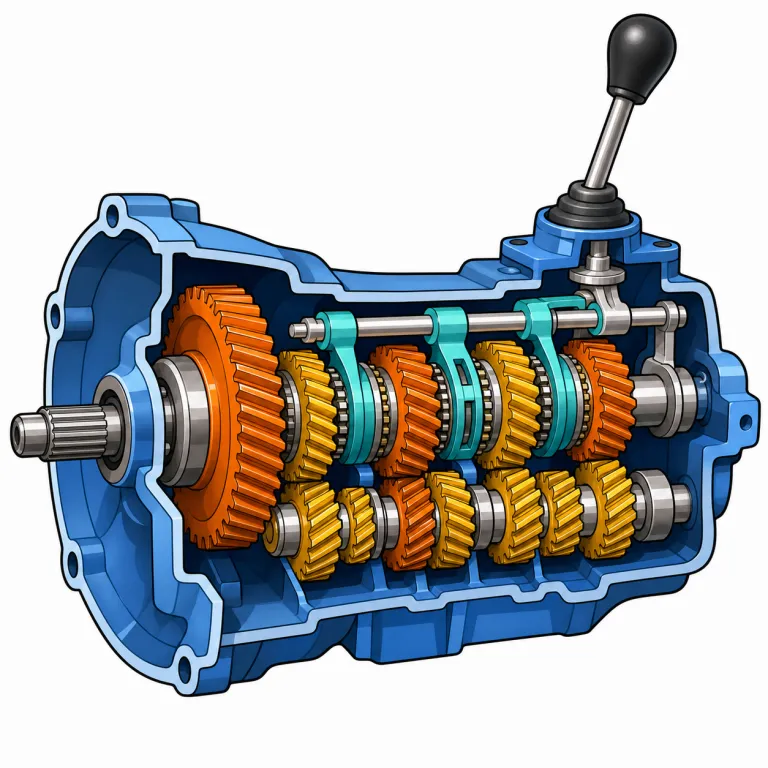transmission（変速機・noun）の覚え方イラスト