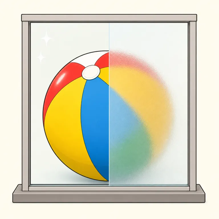 transparency（透明度・noun）の覚え方イラスト