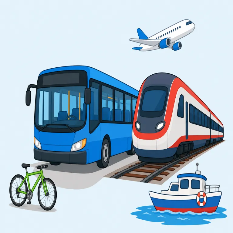 transportationの覚え方イラスト