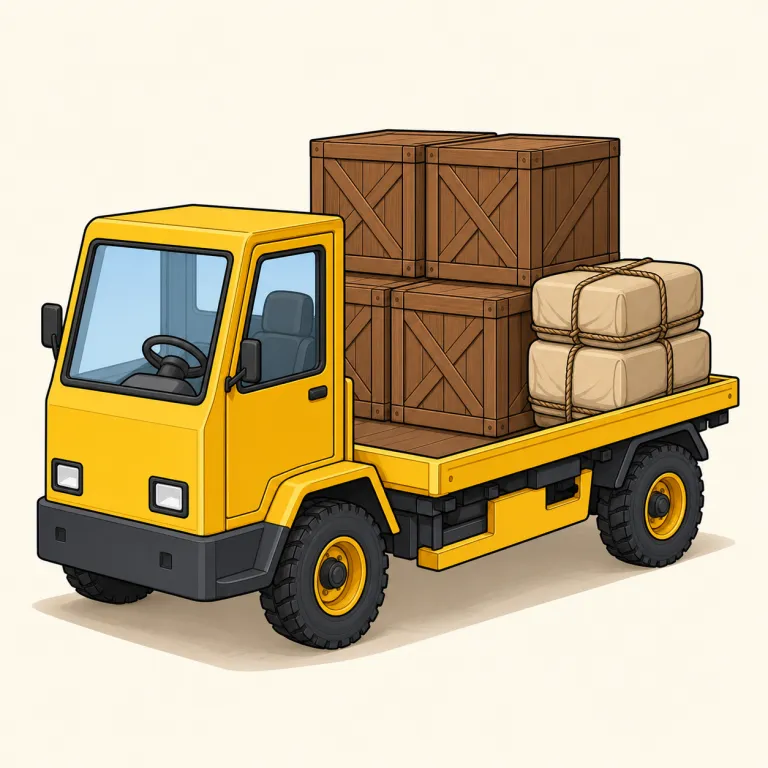 transporter（輸送手段・名詞）の覚え方イラスト — transport を知っていれば、transporter は「運ぶもの・運ぶ役」とすぐ広げられる