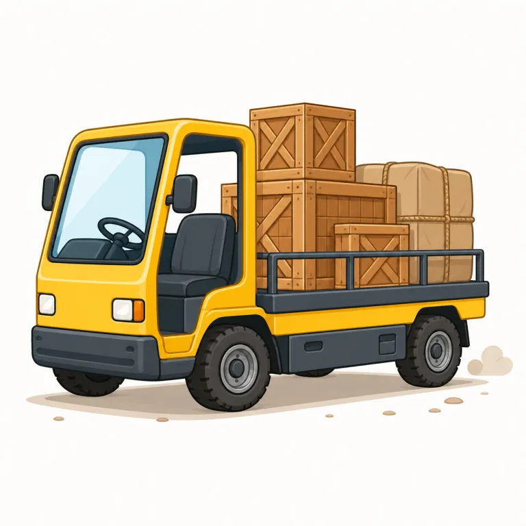 transporter（運搬車・noun）の覚え方イラスト