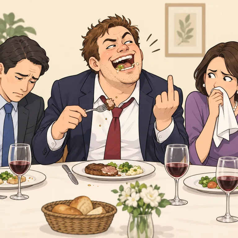 trashy（下品な・adjective）の覚え方イラスト