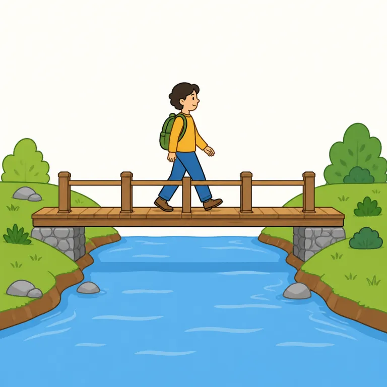 traverse（横断する・動詞）の覚え方イラスト — travel に形が近く、意味も「移動する」仲間だと押さえると覚えやすいです