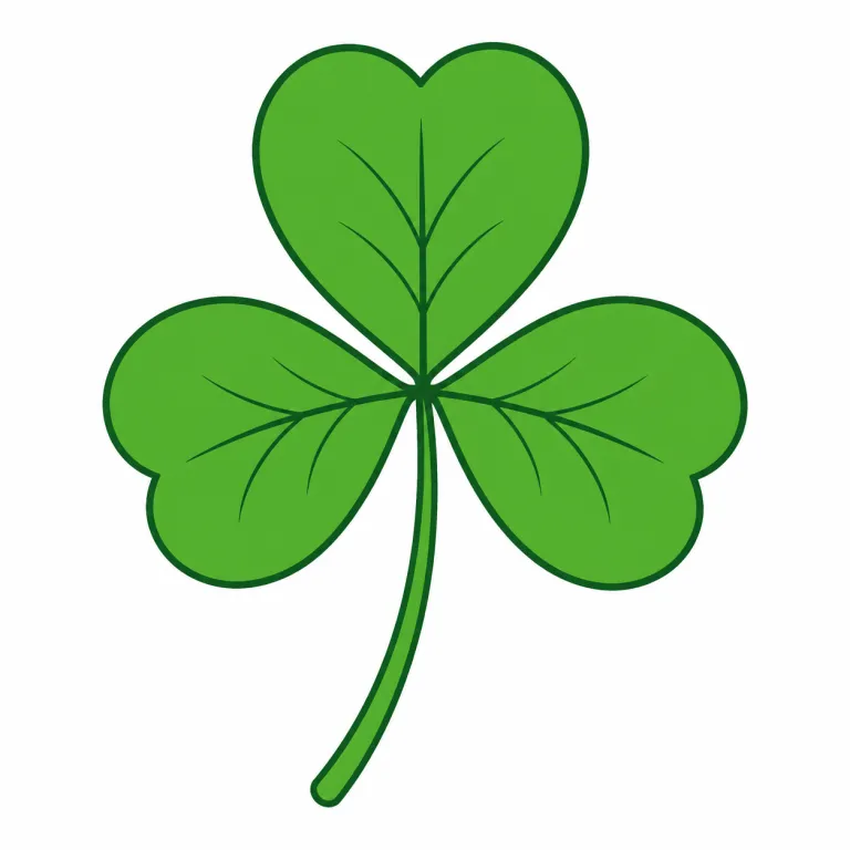 trefoil（三つ葉・noun）の覚え方イラスト