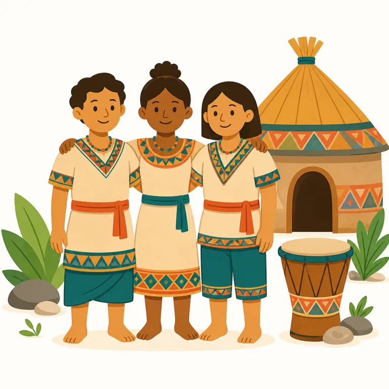 tribal（部族の・形容詞）の覚え方イラスト — tribe（部族）を知っていれば、tribal はまず「tribe に関する形容詞」と取れるようにすると覚えやすいです