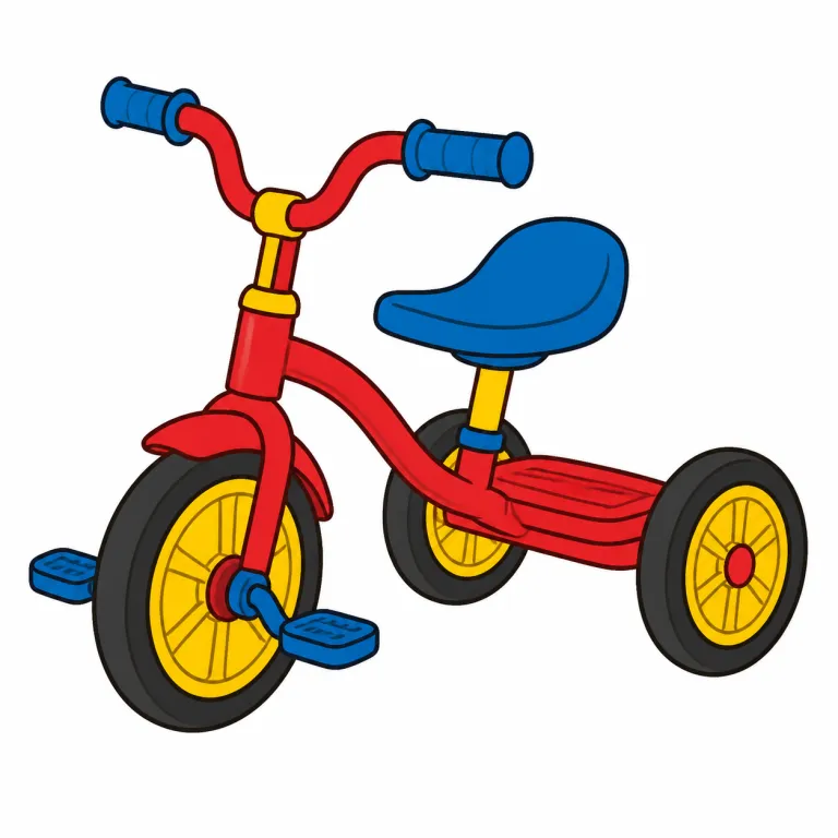 trike（三輪車、三輪バイク・noun）の覚え方イラスト