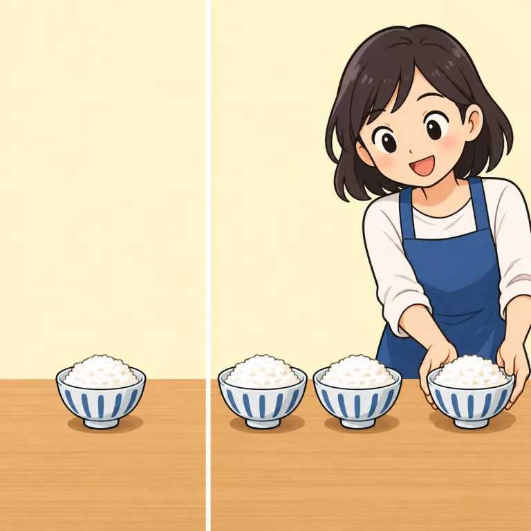 triple（三倍にする・verb）の覚え方イラスト
