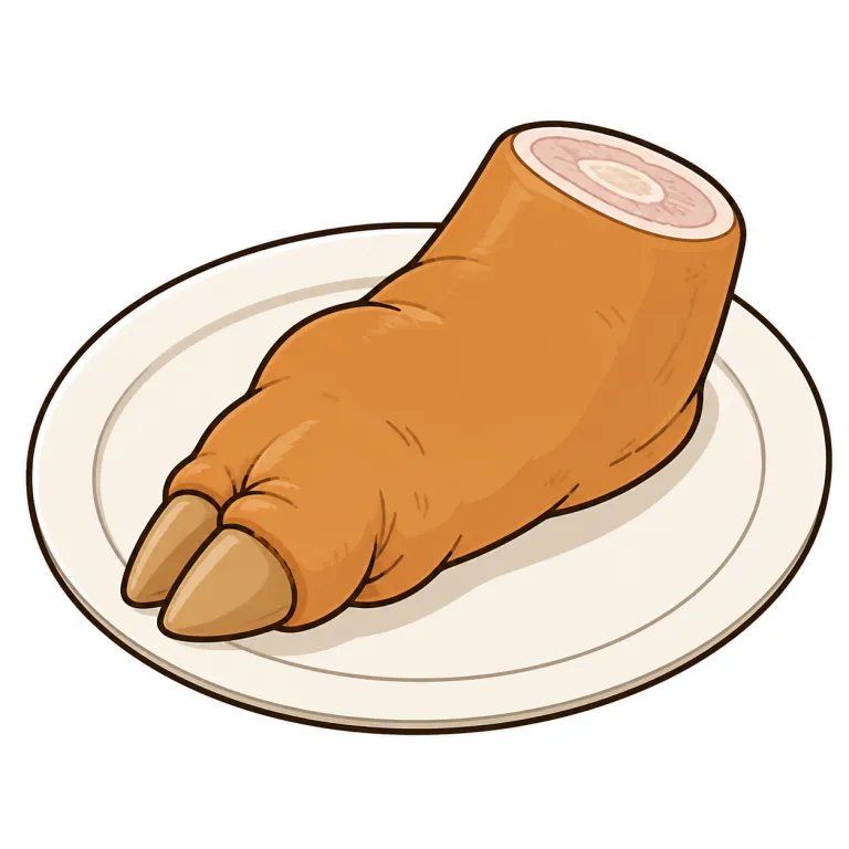 trotter（豚足・noun）の覚え方イラスト