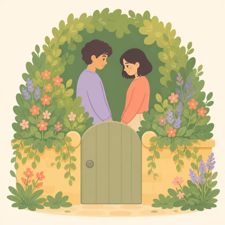 tryst（密会・名詞）の覚え方イラスト — まず「会う約束」までを核にし、そのうえで「人に言えない約束」と濃くすると定着しやすい語です