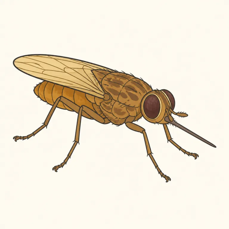 tsetse（ツェツェバエ・noun）の覚え方イラスト