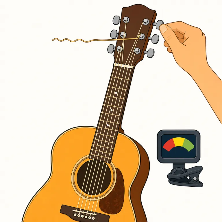 tune（曲・名詞）の覚え方イラスト — 「曲名や歌詞を全部知らなくても、ラララで思い出せる部分」が tune です