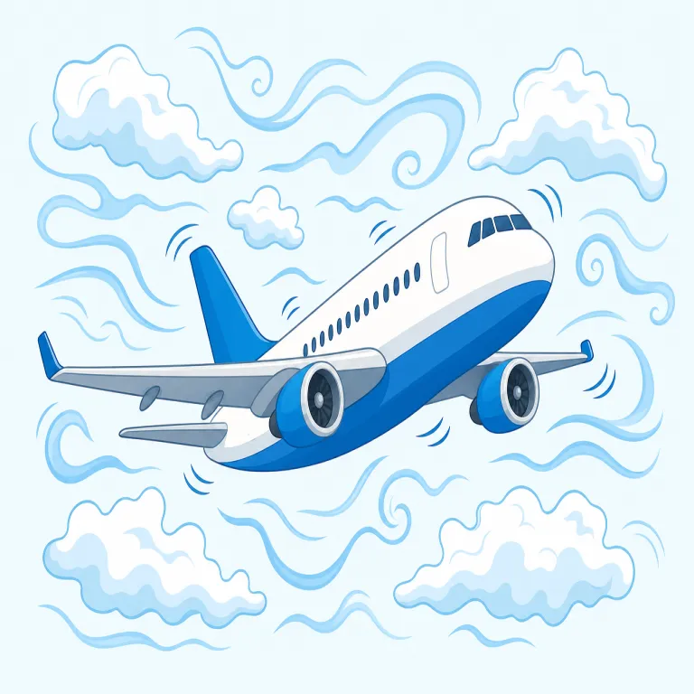 turbulenceの覚え方イラスト
