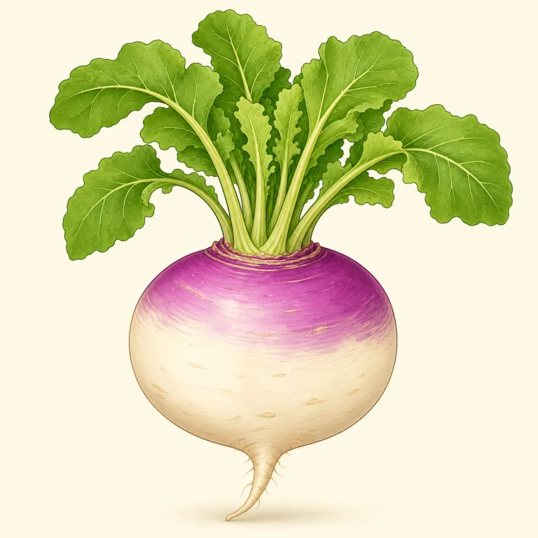 turnip（カブ・名詞）の覚え方イラスト — turnip は野菜名として覚えるのが近道