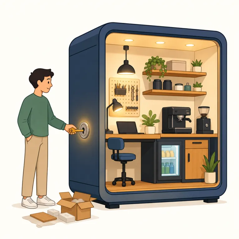 turnkey（完成済みで、すぐ使える・形容詞）の覚え方イラスト — turn と key という基本語から、そのまま『鍵を回せばすぐ動く』場面を思い浮かべると定着しやすい語です