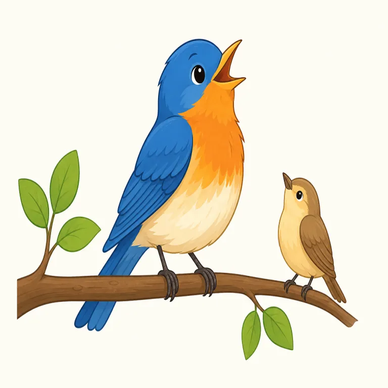 tweet（さえずる・verb）の覚え方イラスト