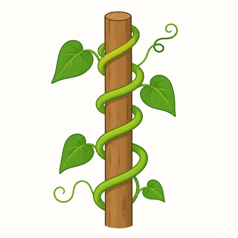 twining（絡みつく・動詞）の覚え方イラスト — "twining"は、まず基礎の"twine"を核にして覚えると残りやすい語