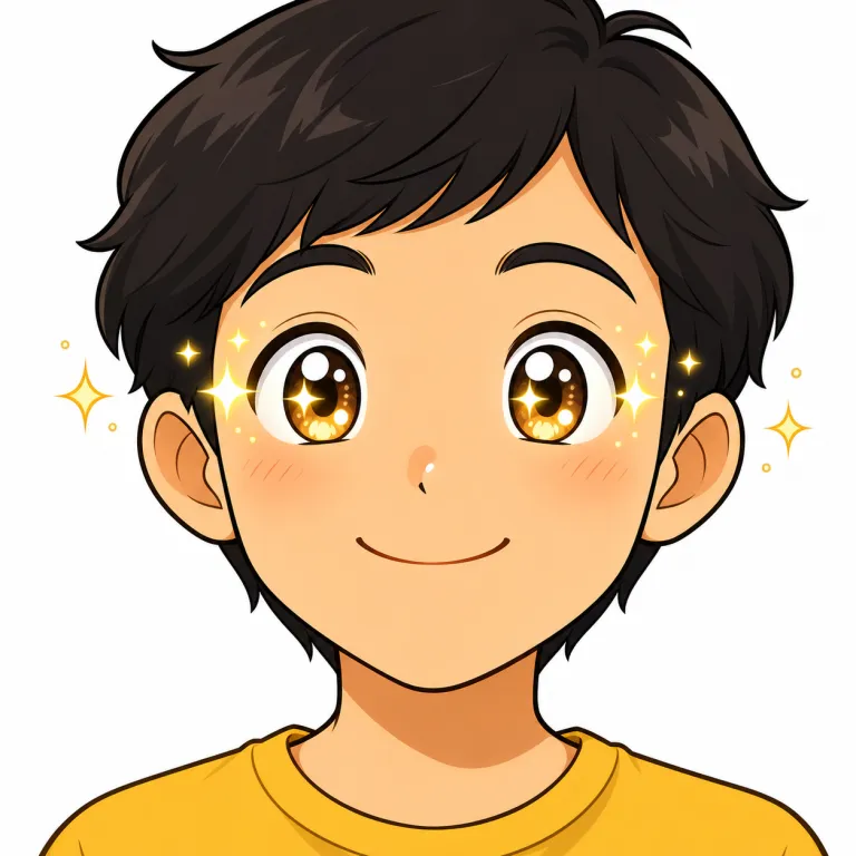twinkle（目を輝かせる・verb）の覚え方イラスト