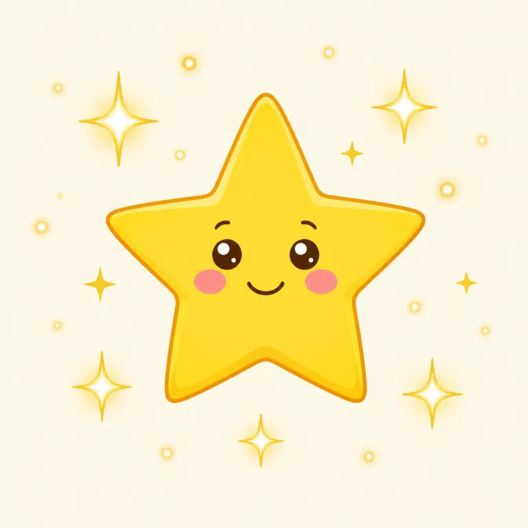 twinkles（きらめく・動詞）の覚え方イラスト — 動詞の twinkles は、the star twinkles のように単数の主語が「ちらちら光る」ときの形です