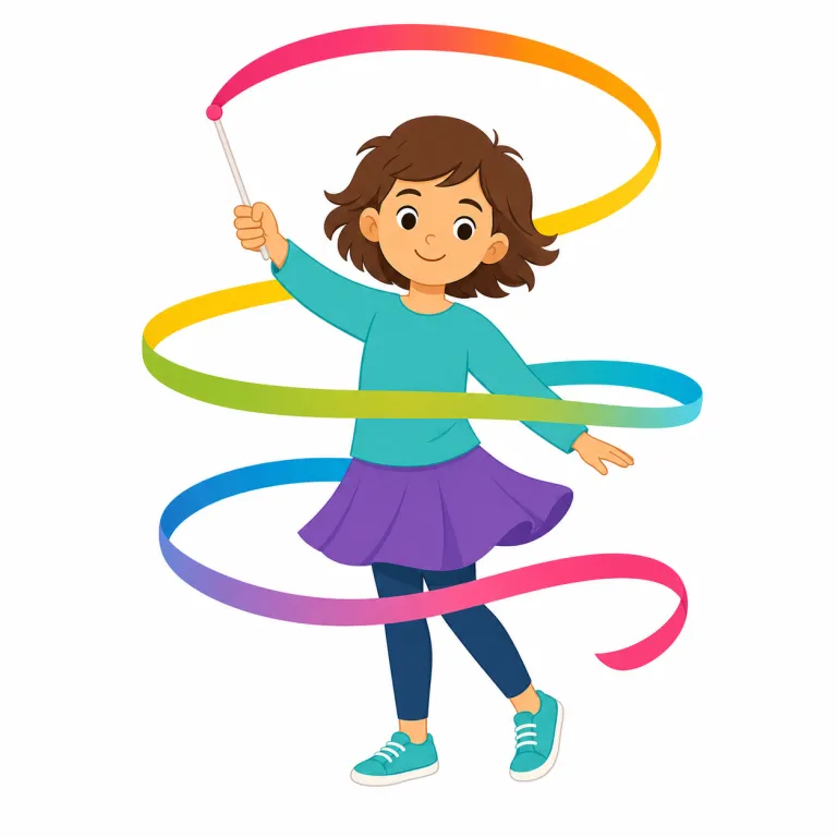 twirl（くるくる回す・動詞）の覚え方イラスト — spin が単に「回る・回す」なのに対し、twirl は「細い物や体を、軽く素早く、くるっと回す」感じです