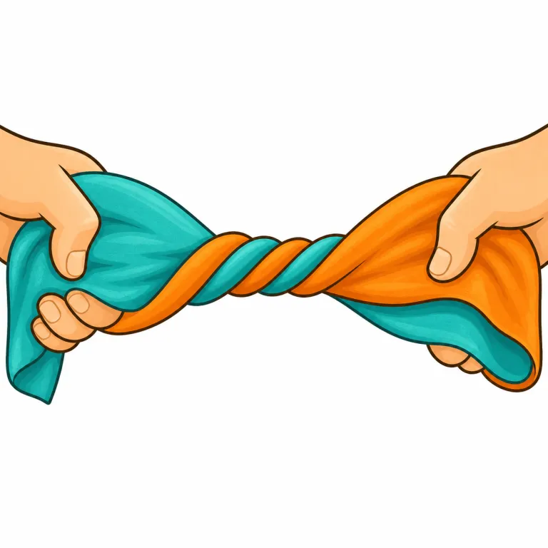 twist（ひねり・noun）の覚え方イラスト