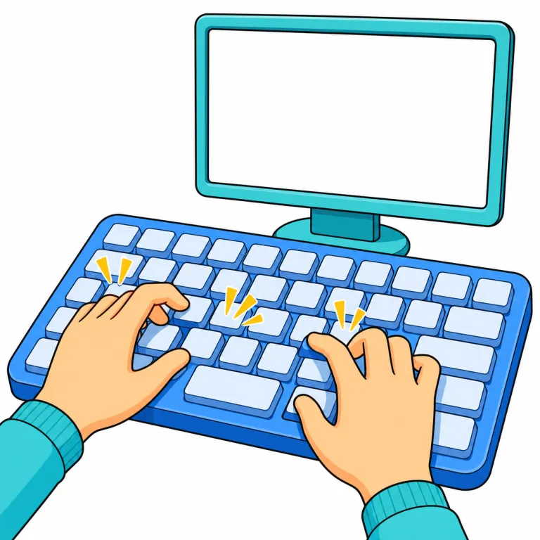 type（入力する・verb）の覚え方イラスト