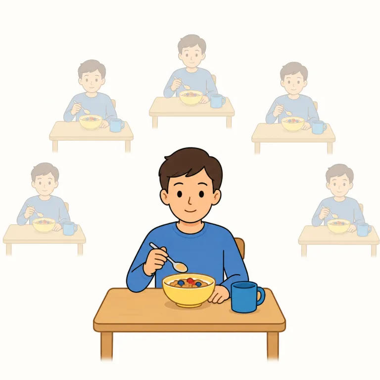 typically（通常は・副詞）の覚え方イラスト — このエントリの typically は『典型的には』という代表例の意味ではなく、『通常は・たいていは』という頻度や習慣の言い方として覚えます